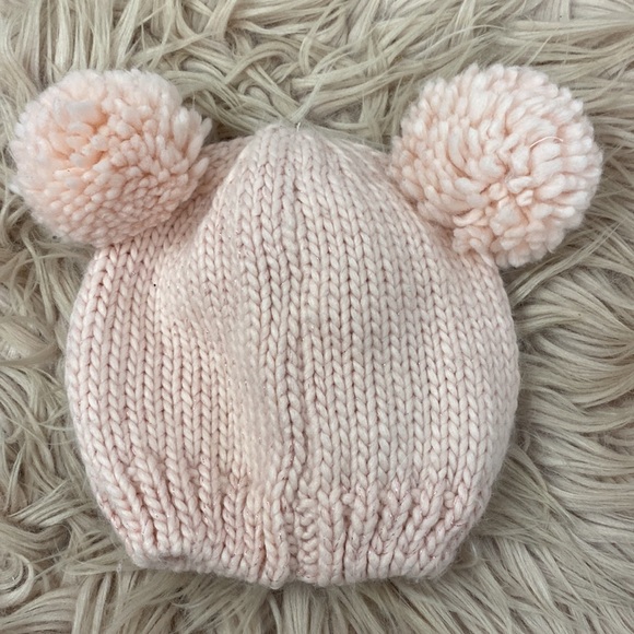 Pom Pom Baby Hat - Picture 2 of 2